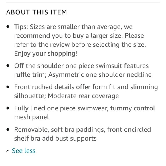 NWT Hilor black with lemons one ruffled shoulder one piece swimsuit ruched. - Picture 6 of 15